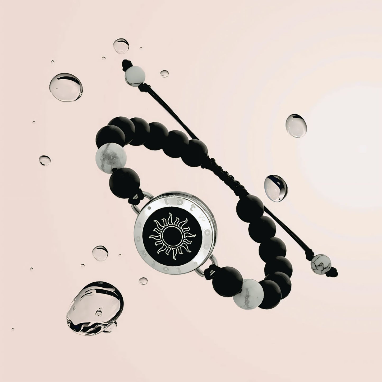 Sun&Moon Touch Bracelets with Matching Beads